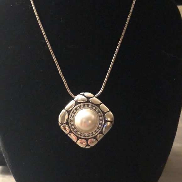 Brighton Jewelry - Final Price Brighton Swarovski Pearl Necklace
